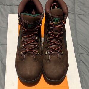 Timberland Men's Dark Brown Leather Boots